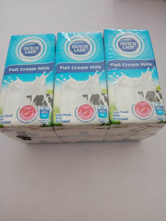 DUTCH LADY FULL CREAM MILK PACK 200 ML & 6 BOX IN 1 PACK Lazada