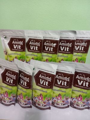 Amino vit(อะมิโนวิค)รสช็อกโกแลต10แพ๊ค(100ซอง)