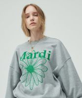 พร้อมส่ง+ส่งฟรี❤️‍? แท้100% ??Mardi mercredi ? SWEATSHIRT FLOWERMARDI_GREY GREEN 1 ตัวสุดท้าย Free size 100%original