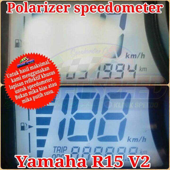 Polarizer speedometer yamaha r15 v2 polaris speedometer r15 v2 polaris