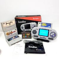 HYPERKIN " SUPABOY " PORTABLE POCKET  ? SNES, SFC?? NTSC/PAL ? BOXED 90%