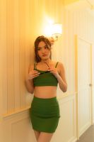 The Daughters Club - FLIRTY SKIRT (indian green)