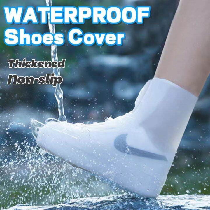 Rain Shoes Cover Waterproof Men Shoe Cover Rainy Days Silicone Rain