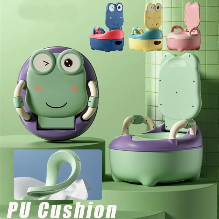 【COD】Foldable Baby Plastic Toilet Seat for Boys and Girls Toilet Coach Seat for Children Aged 0