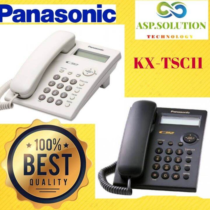 Panasonic TSC11 โทรศัพท์บ้าน Panasonic KX-TSC11 | Lazada.co.th