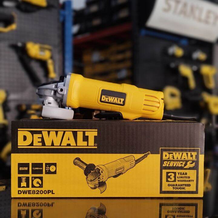 Dewalt DWE8200PL Angle Grinder 4" 100mm 850W ( Paddle Switch / Deadman