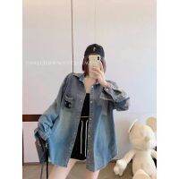 ?Denim เสื้อเชิ้ตเนื้อผ้าฟอกงานปักlogoแบบแน่นๆ ผ้านุ่มมาก ใส่สบาย แมชกับผ้าใบก็เท่แล้วคร่า