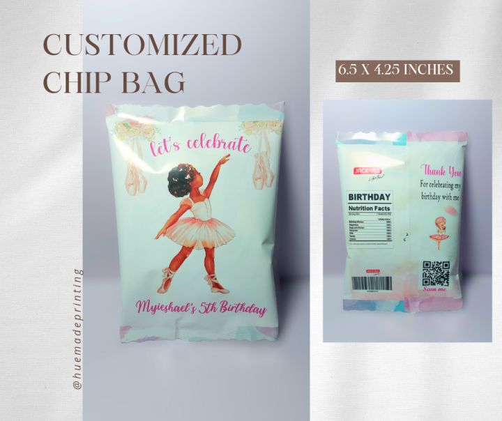 Personalized Chip Bag | Loot Bag | Lazada PH