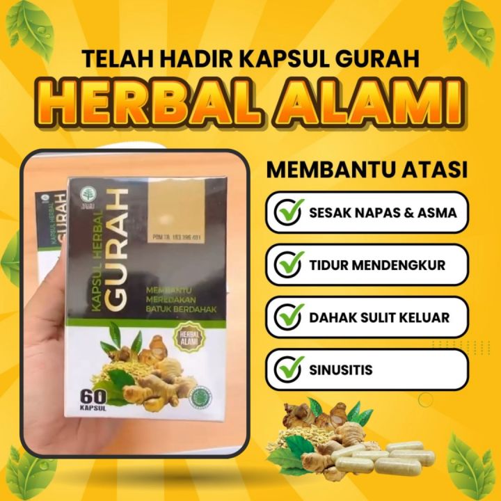 Kapsul Gurahh Herbal Obat Gurahh Paru Paru Obat Gurah Mengeluarkan Lendir Obat Gurah Suara 1748