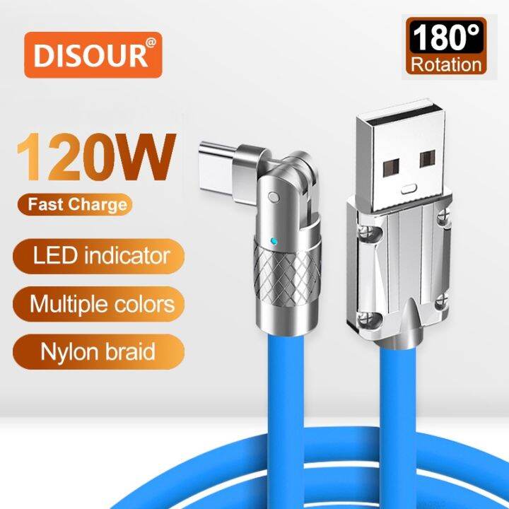 🔥FREE Shipping+COD🔥Elbow Data Cord 1PC Digital Cables 180° Rotating