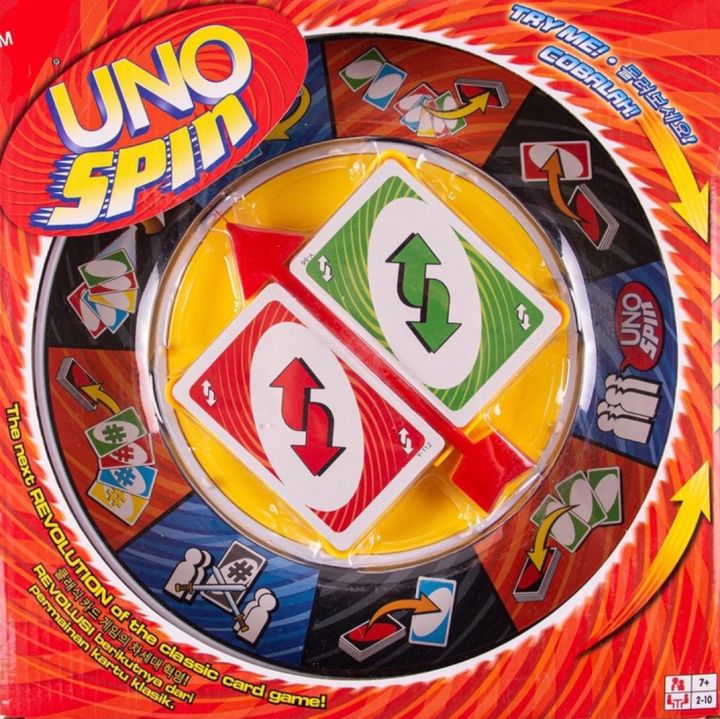 พร้อมส่ง-uno-spin-อูโน่สปิน-เกมส์ไพ่อูโน่-uno-spin-board-card-game-family-friends-group-ถูกที่สุด