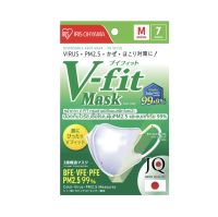Iris Ohyama หน้ากากอนามัย ไอริส โอยามะ V Fit Mask 7 ชิ้น Size M ?ของแท้แน่นอน?