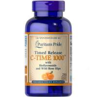 พร้อมส่ง Vitamin C time -1000 mg with Bioflavonoids and Rose Hips 250 เม็ด