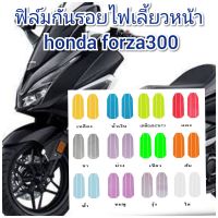 ฟิล์มกันรอยไฟเลี้ยวหน้า honda forza300  คุณสมบัติ ป้องกันรอยขีดข่วน เพิ่มความสวยงาม