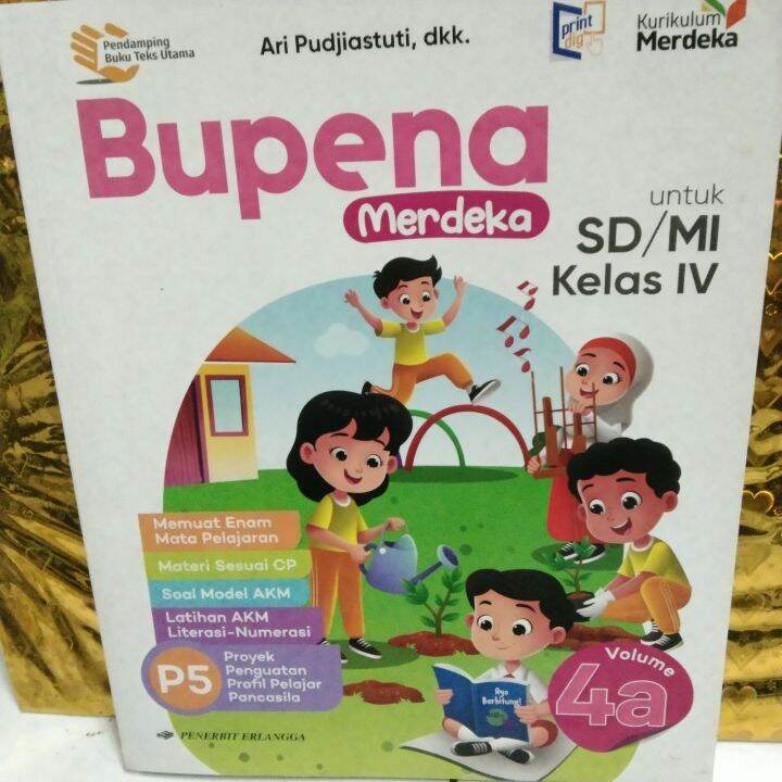 Bupena Merdeka Volume 4a SD/KLS 4 Kurikulum Merdeka Erlangga | Lazada ...