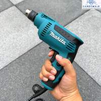 Makita สว่านไฟฟ้า สว่าน ขนาด 2 หุน รุ่น DP2010-370W ขนาดเจาะ 6.5mm ปรับหมุนได้ซ้าย-ขวาได้ เจาะไม้ เหล็ก ขันสกรู