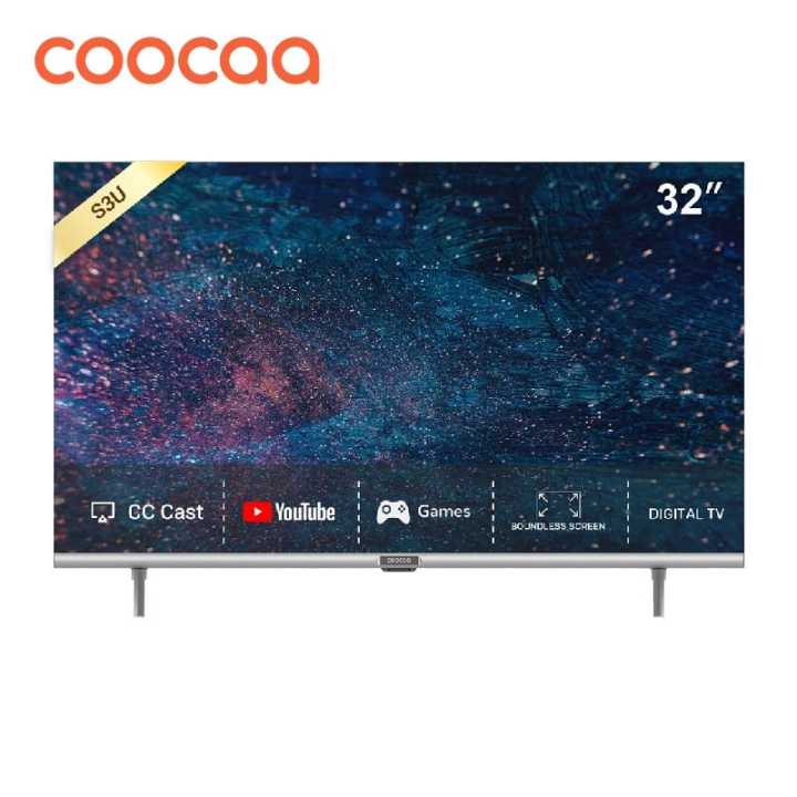 SMART TV COOCAA 32Inch frameless | smart TV digital LED TV | Lazada