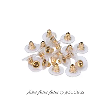 1,000 Pieces Clear Silicone Bullet Clutch Style Soft Earring