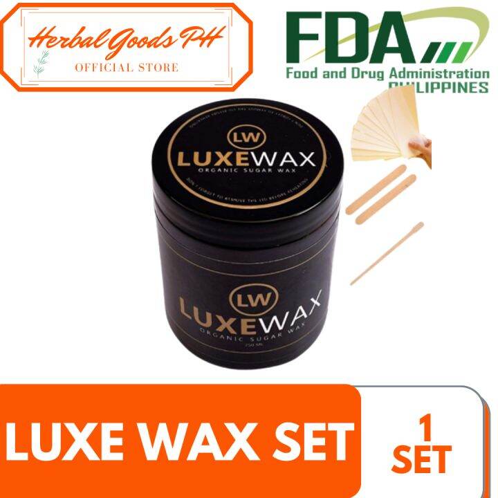 Wipes out cream and spray hair removal Luxewax Organic Sugar Waxing
