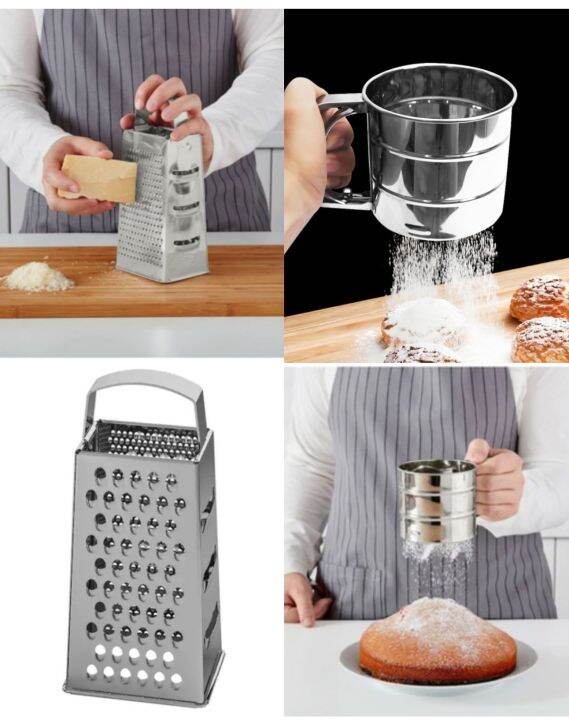 IKEA IDEALISK/CORKSCREW/ GRATER/Flour Sifter VARDAGEN Stainless Steel