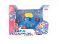 Bubble Ice cream car โมเดลรถขายไอศรีม รถของเล่น ใส่ถ่าน มีเสียง มีไฟ พ่นฟองสบู่ออกมาได้ น่าเล่นมากๆค่ะ