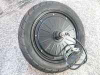 ฮับมอเตอร์ 48v350w ขอบ 10" พร้อมยางTubeless 14x2.50​ แถมฟรีจุ๊บลม