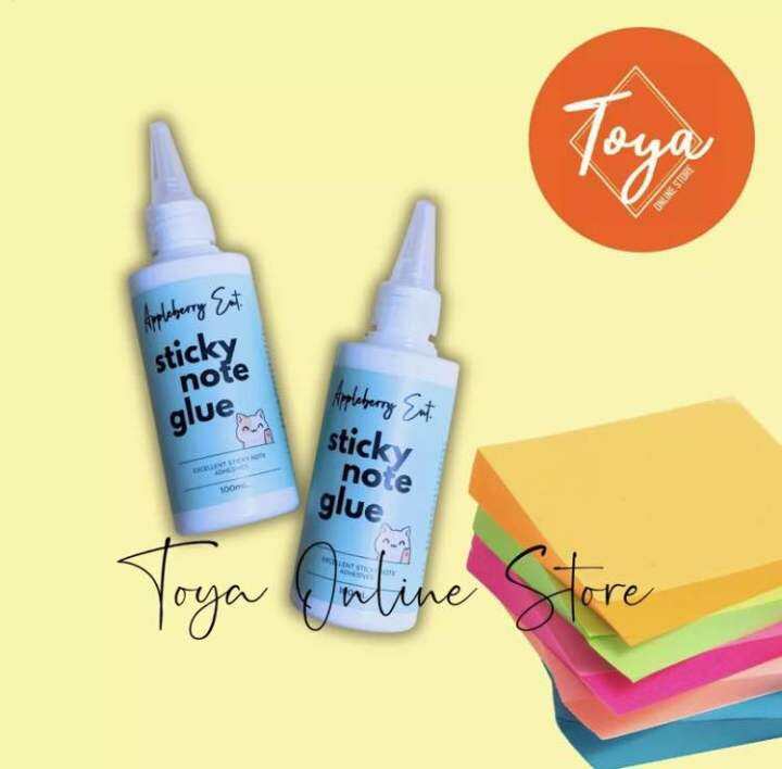 Removable Glue Stick Postit Can Be Peeled and ReAttached Many Times