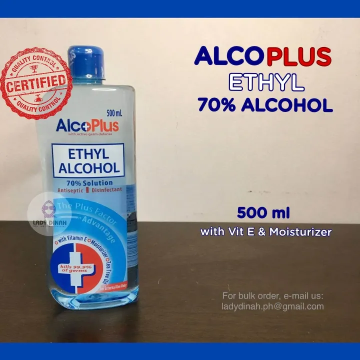 AlcoPlus Ethyl 70% Solution (500ml) | Lazada PH