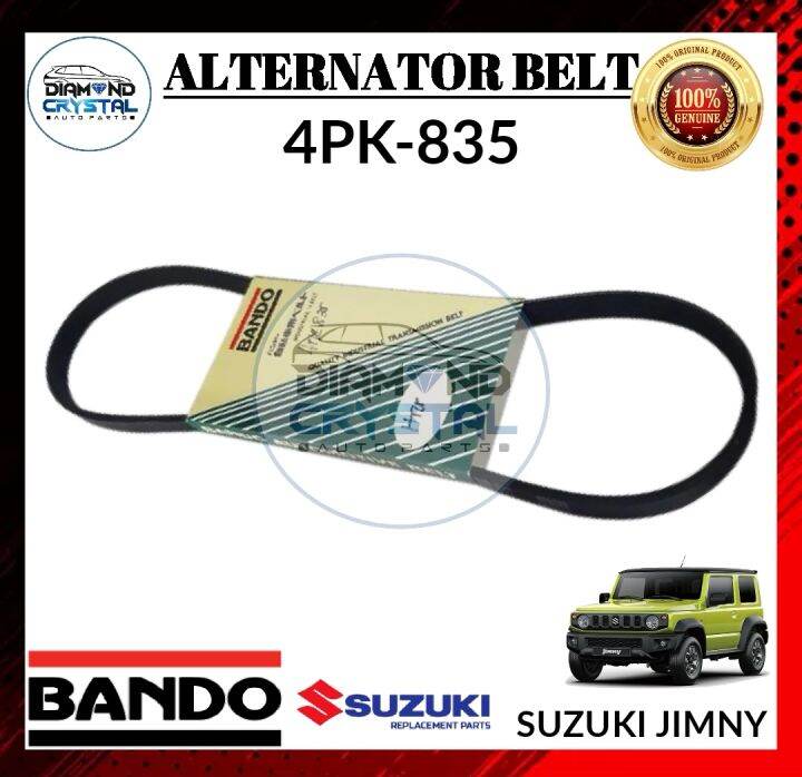 BANDO ALTERNATOR BELT 4PK835 SUZUKI JIMNY " BANDO ORIGINAL JAPAN