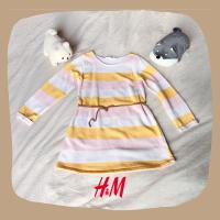 ชุดกระโปรงฤดูใบไม้ผลิ H&amp;M คุณหนูมือสอง Size 134/140 (8-10ขวบ)