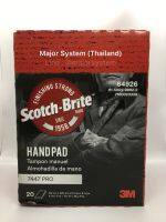 3M™ 7447PRO Scotch-Brite 6”x9”สก๊อตไบรท์แผ่นสีแดง 20แผ่น/กล่อง