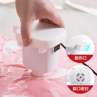 Jujiajia Bermesin Model Kecil Pompa Hisap Vakum Tas Penyimpanan Pompa Listrik Rumah Tangga Kantongan Vakum Plastik Kompres Pompa Vakum