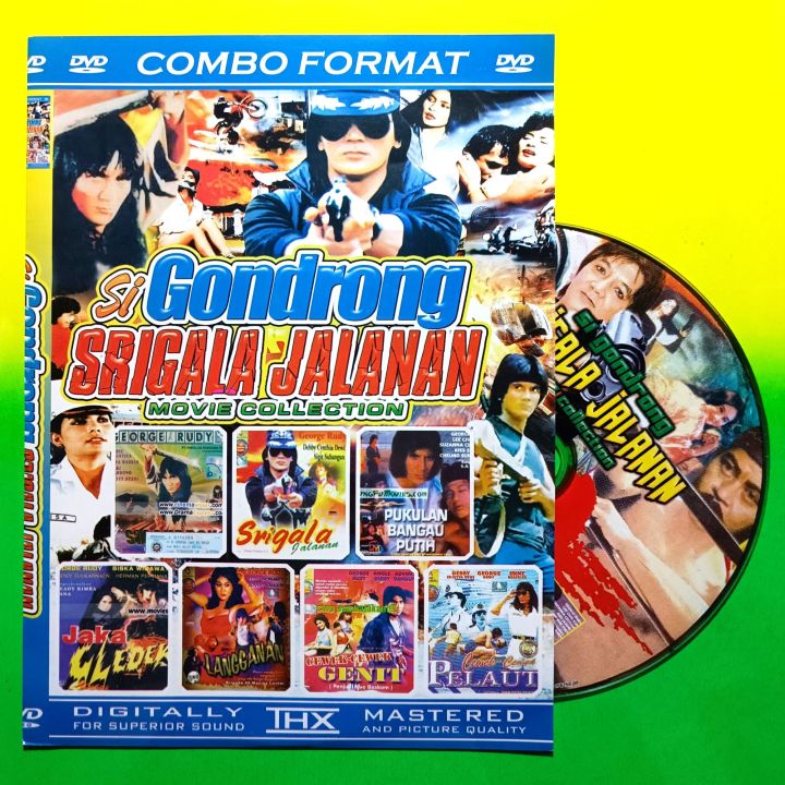 Kaset Film Laga Indonesia Jadul Koleksi 7 Judul Si Gondrong Lazada Indonesia 