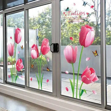 Glass store door stickers