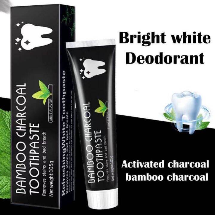 Activated Carbon Toothpaste Tooth Care Bamboo Natural Charcoal 105g ...