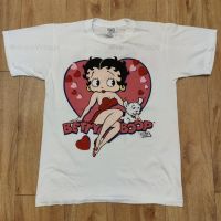 BETTY BOOP CARTOON ♥️ หัวใจชมพู ลายทะลุหน้าหลัง