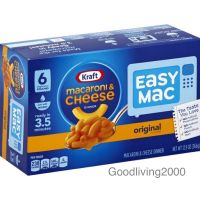 (Free shipping) Kraft Macaroni &amp; Cheese Easy Mac 366g คราฟท์ มะกะโรนี &amp; ชีส มะกะโรนีกึ่งสำเร็จรูป พร้อมชีส 366 กรัม