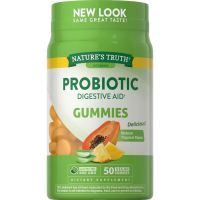 Nature’s Truth Probiotic Digestive Aid 50 Gummies โพรไบโอติกส์ช่วยให้ลำไส้แข็งแรง