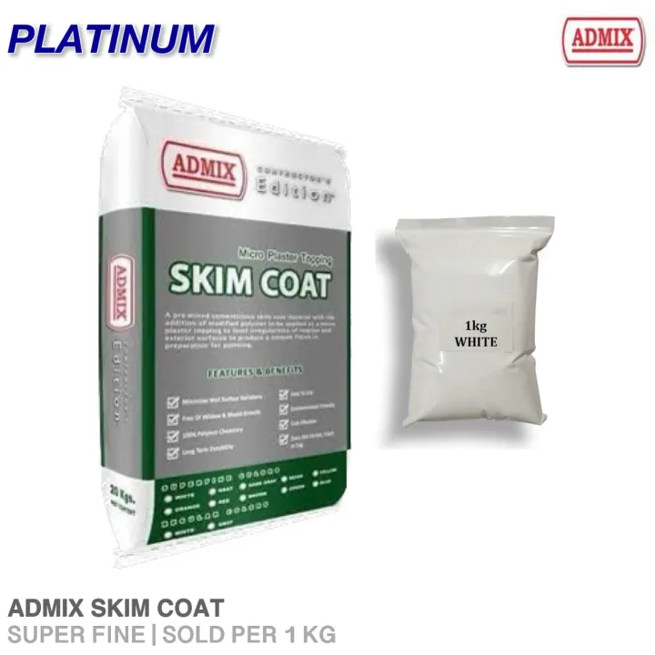 Per Kilo | ADMIX Skim Coat Superfine | White | Sold Per 1 KG | Lazada PH