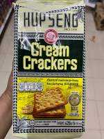 ครีมแครกเกอร์  Cream Crackers ขนมปังกรอบ ตราปิงปอง