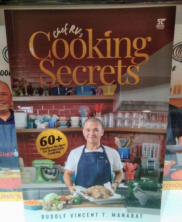Cooking Secrets by Chef RV Manabat(softcover) Lazada PH
