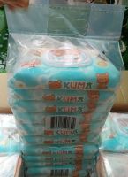 ทิชชู่เปียกคุมะ KUMA เจนเทิล สกิน สูตรใหม่ Blooming Fresh 1 แพ็ค 6 ห่อ #พร้อมส่ง