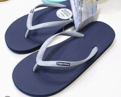 รองเท้าแตะหูหนีบhippobloo ผลิตจากยางธรรมชาติแท้100% สี blu-gray