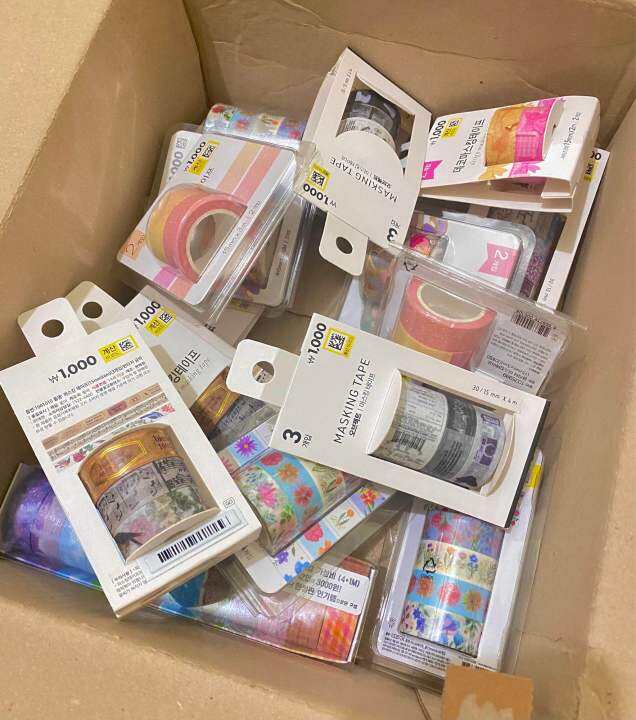 Cute washi tape from Daiso Korea Lazada PH