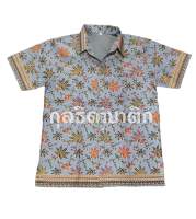 เสื้อปาเต๊ะ อินโดฯ (แขนสั้น คอปก)