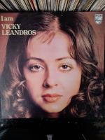 I am VICKY LEANDROS vinyl LP 12" แผ่นเสียง สภาพดีตรวจสอบแล้วครับ แผ่นต้นฉบับเดิม