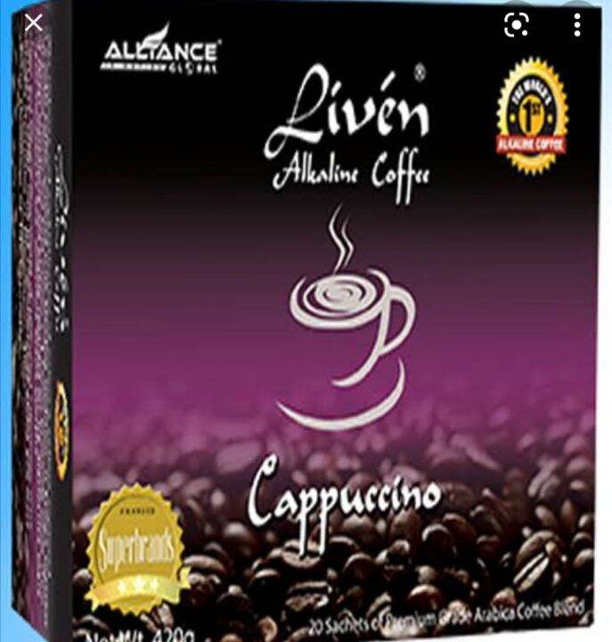 Liven alkaline coffee(cappuccino) Lazada PH