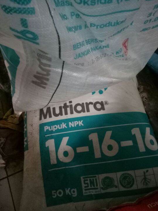 Npk Mutiara Original Pupuk Tanaman Kemasan Repack Kg Lazada Indonesia