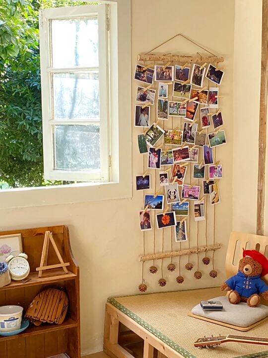 NUVOX Photo Holder Wall Clip Pictures Organizer Hanging Display String Hangings Organizer