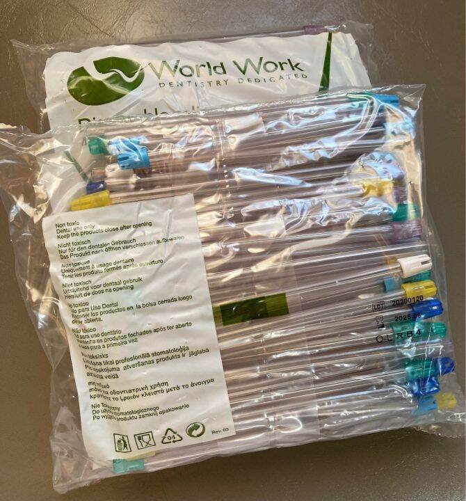 Dental Saliva Ejector tip, World Work brand Made in Italy & Micro brand